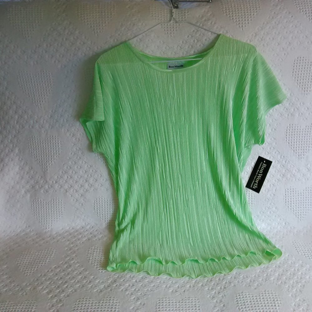 Apple green BonWorth womans top